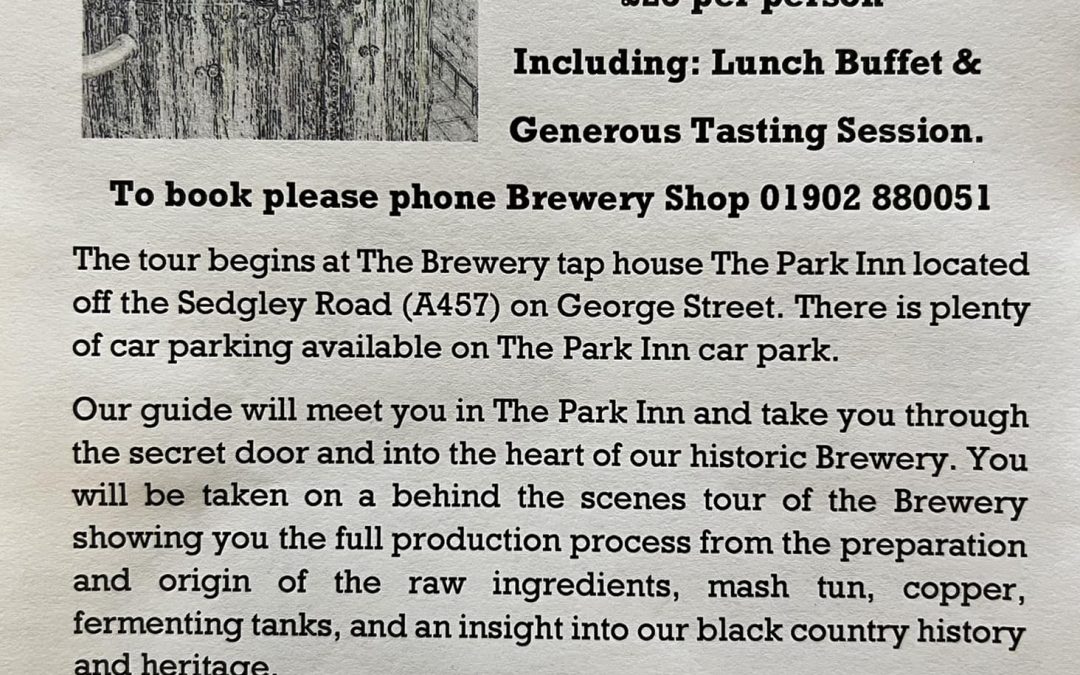 Charity Brewery Tour!